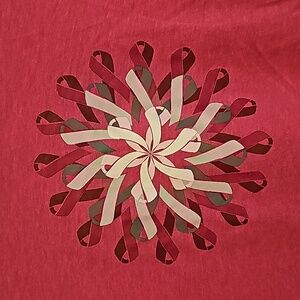 Columbia l/s top breast cancer awareness 1x